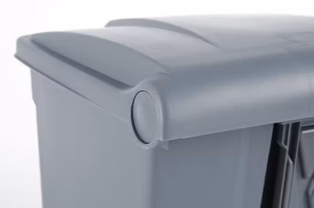 Pedal bin, AmerBox, 68L, Light grey, 490x410x(H)660mm