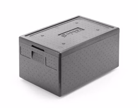 Thermal insulation container, HENDI, Kitchen Line, GN 1/1, 46L, Svart, 600x400x(H)320mm