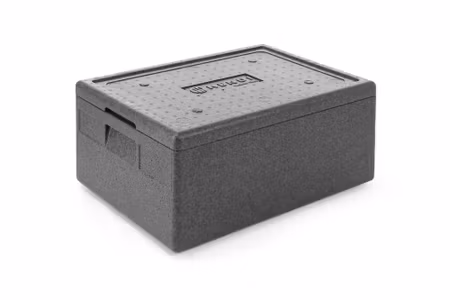 Thermal insulation container, HENDI, Kitchen Line, GN 1/1, 40L, Svart, 600x400x(H)283mm