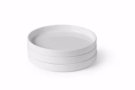 Plate med high rim Oslo, HENDI, Oslo, Vit, ⌀240x(H)26mm