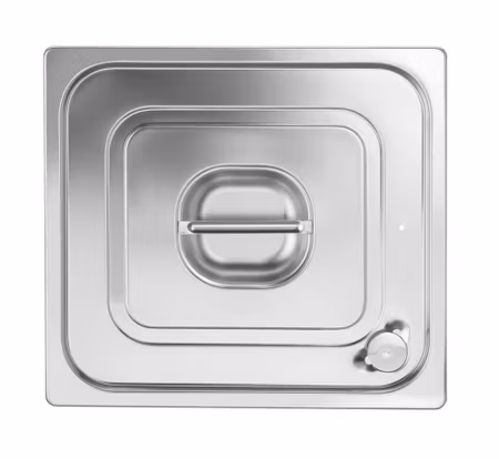 Lock för GN-kantin med Silikon rim, HENDI, Profi Line, GN 2/3, 354x325mm