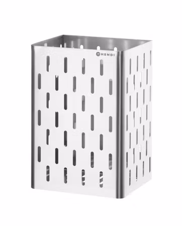 Paper towel bin, HENDI, 60L, Silver, 350x270x(H)550mm
