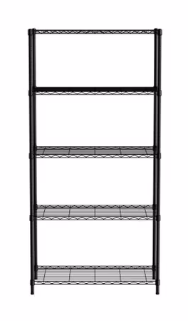 Storage rack med 5 shelves, HENDI, Svart, 910x455x(H)1830mm
