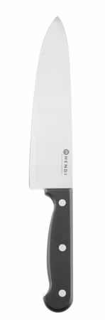 Chef's Kniv, 200 mm, stamped, HENDI, Profi Line, Svart, (L)340mm