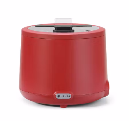 Soup kettle UNIQ , HENDI, designad av Robert Bronwasser, 8L, Röd, 230V/500W, ⌀365x(H)325mm