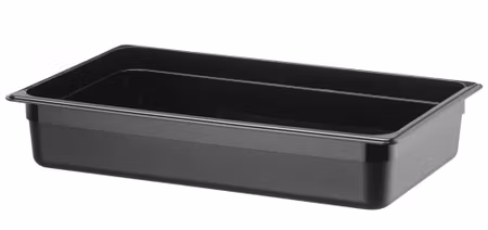 GN 1/1 container, HENDI, Kitchen Line, GN 1/1, 18,4L, Svart, 530x325x(H)150mm