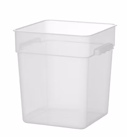 Food container med graduation, HENDI, 17,2L, 290x290x(H)320mm
