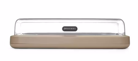Cooling display UNIQ, HENDI, designad av Robert Bronwasser, GN 1/1, Beige, 593x389x(H)147mm, Rectangular