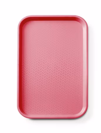 Polypropen fast food Bricka GN 1/1, AmerBox, GN 1/1, Röd, 530x325x(H)20mm, Rectangular