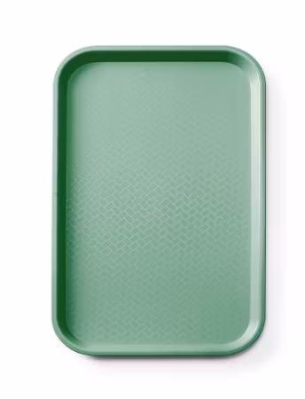 Polypropen fast food Bricka GN 1/1, AmerBox, GN 1/1, Grön, 530x325x(H)20mm, Rectangular