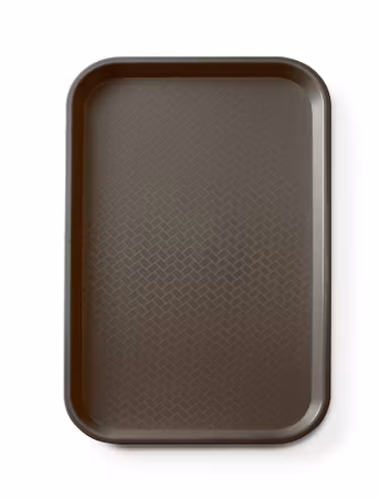Polypropen fast food Bricka GN 1/1, AmerBox, GN 1/1, Brown, 530x325x(H)20mm, Rectangular