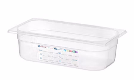 Container GN 1/3 HACCP, HENDI, GN 1/3, 4L, Transparent, 325x176x(H)100mm