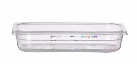 Container GN 1/3 HACCP, HENDI, GN 1/3, 2,5L, Transparent, 325x176x(H)65mm