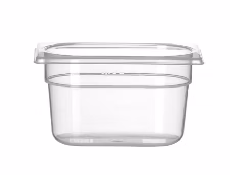Container GN 1/9 Polypropen, HENDI, Profi Line, 1,0, GN 1/9, 0,75L, Transparent, 176x108x(H)100mm