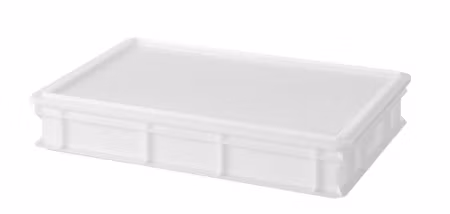 Pizza dough box 600x400, AmerBox, Profi Line, Vit, 600x400x(H)100mm, Rectangular