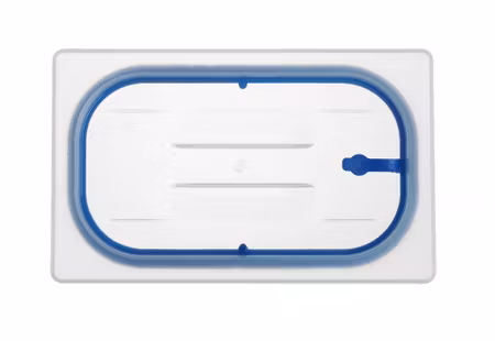 Lock för GN-kantin Tillverkad av Polypropen, med seal, HENDI, GN 1/4, Transparent, 265x162mm