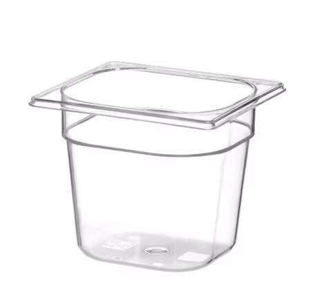 GN 1/6 container COOL, HENDI, COOL, GN 1/6, 2,3L, Transparent, 176x162x(H)150mm