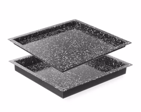 Bricka CONVECTOMAT CLASSIC GN 2/3, HENDI, GN 2/3, Svart, 354x325x(H)40mm, Rectangular