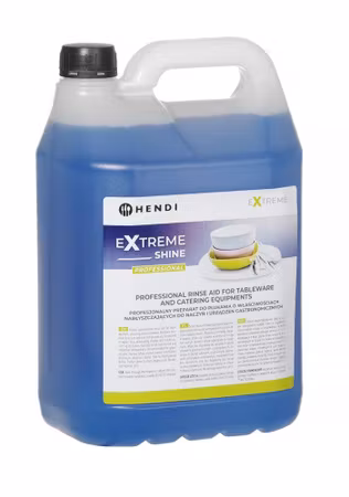 Extreme Shine Professionell rinse aid för Serveringsartiklar och catering equipments, HENDI, 5 L