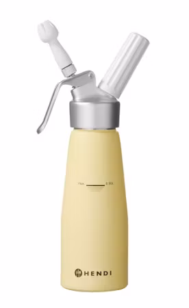 Cream whipper, HENDI, 0,5L, Pastel Gul, ⌀80x(H)260mm