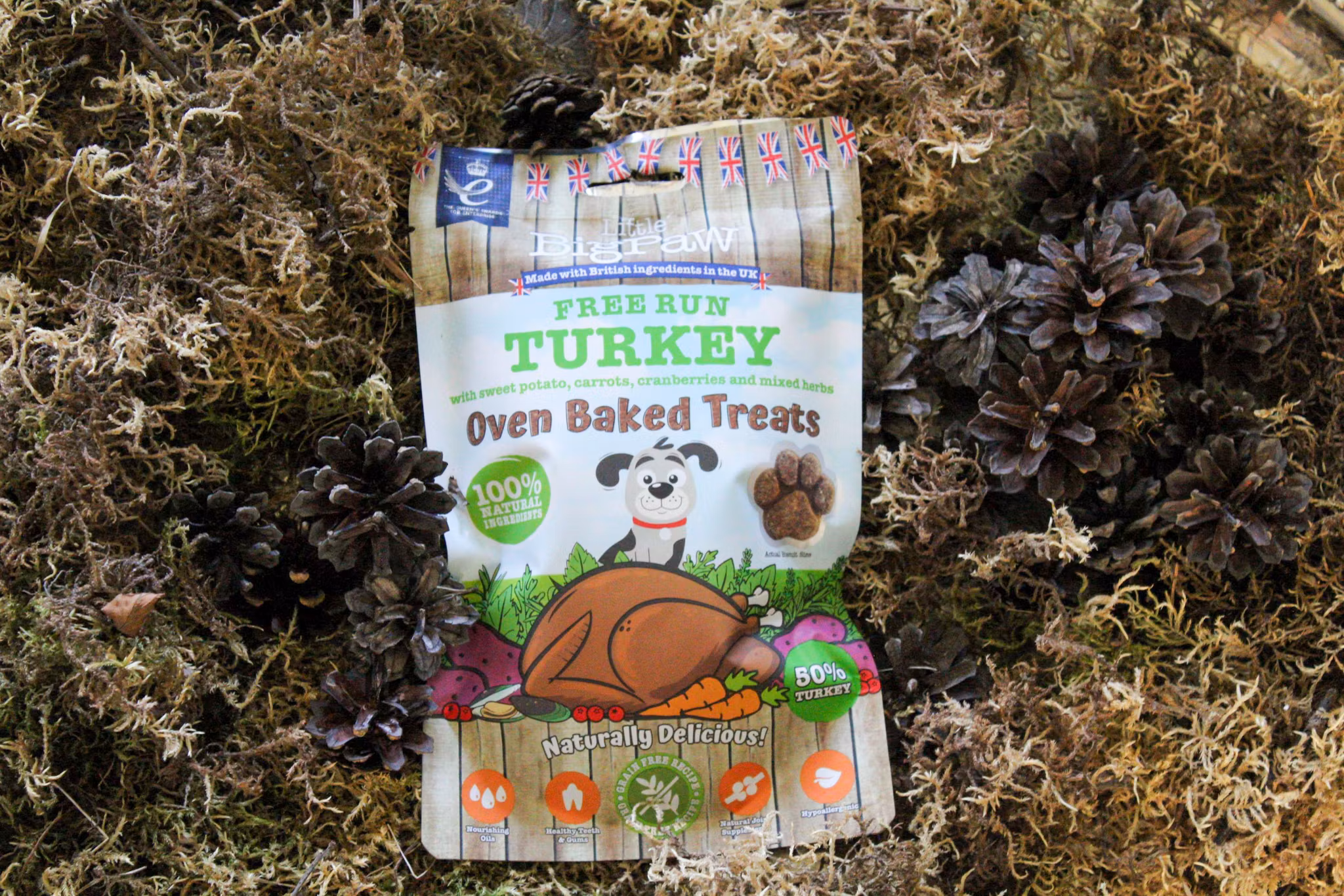 Gott och näringsrikt hundgodis av kalkon för alla tillfällen, 100% Naturliga Ingredienser: inget tillsatt socker eller spannmål.
