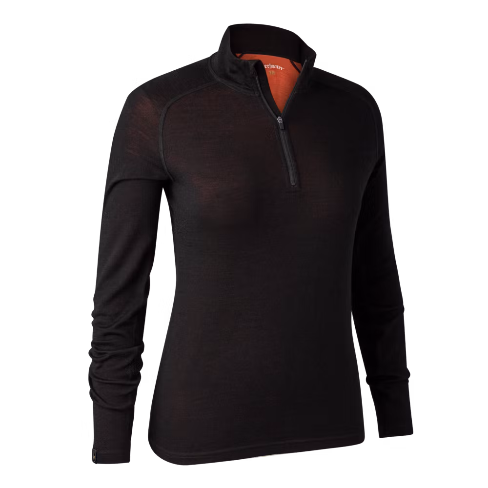 DEERHUNTER Lady Quinn Merino ½-Zip Undershirt