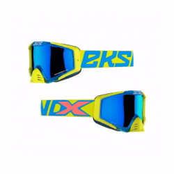 EKS-S Cyan/FLO Yellow/Fire Red Blue Mirror