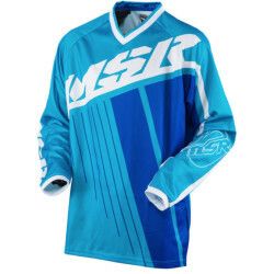 MSR AXXIS Tröja Cyan/White/Royal Blue