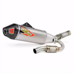 Kawasaki 250 ('09-'16) T-6 Stainless system w/titanium shell/carbon end-cap