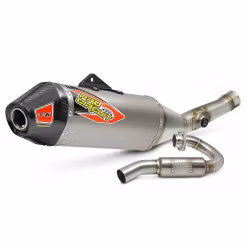 Kawasaki 250 ('17-'19) T-6 Stainless System w/titanium shell/ carbon end-cap