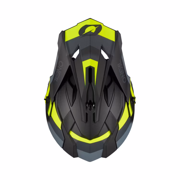 O'NEAL 2SRS Helmet SPYDE Black/Gray/Neon Yellow