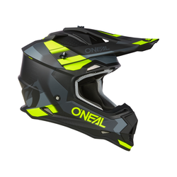 O'NEAL 2SRS Helmet SPYDE Black/Gray/Neon Yellow