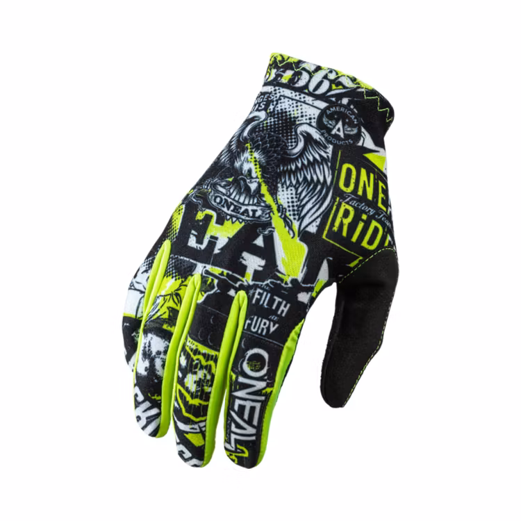 O'NEAL MATRIX Glove ATTACK Black/Neon Yellow