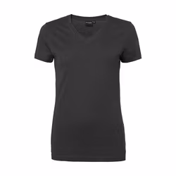 TOPSWEDE 202 V-ringad T-shirt DAM Grå