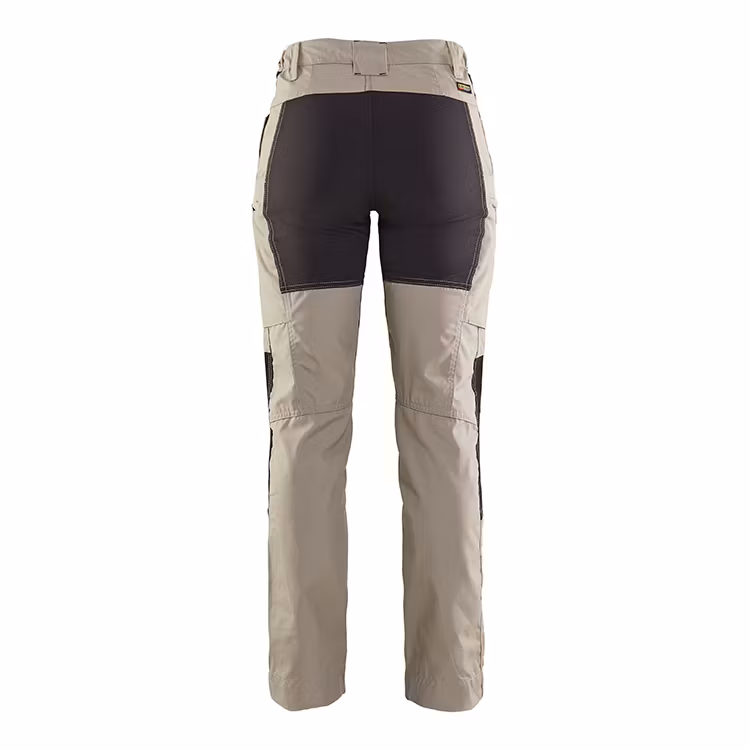 BLÅKLÄDER Servicebyxa med stretch Dam Sand/Svart