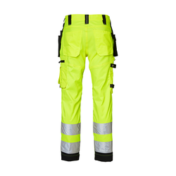 VIDAR WORKWEAR Varselbyxa Fluorescerande Gul/Svart