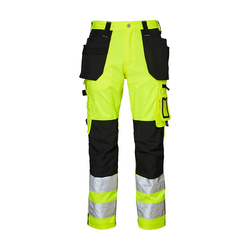 VIDAR WORKWEAR Varselbyxa Fluorescerande Gul/Svart