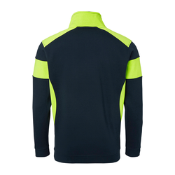 TOPSWEDE Half-Zip tröja Marin/ Fluorescerande Gul