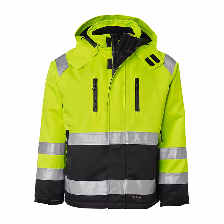 TOP SWEDE 131 Jacket Fluorescerande Gul/Svart Klass 3