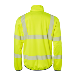 TOPSWEDE Varseljacka Hi-Vis Fluorescerande Gul / Marin Klass 3