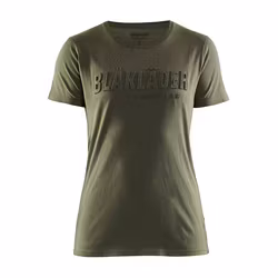 BLÅKLÄDER T-shirt 3D Dam Höstgrön