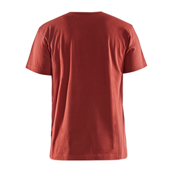 BLÅKLÄDER T-shirt 3D Bränd Röd