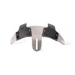 LEDX LIGHTS Helmet mount for Enduro double, 2 lamp holders