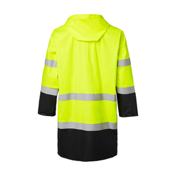 TOPSWEDE 181 Rain Jacket Hi-Vis Fluorescent yellow/black