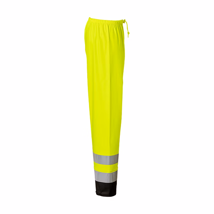 TOPSWEDE 182 Rain Trousers Hi-Vis Fluorescent yellow/black