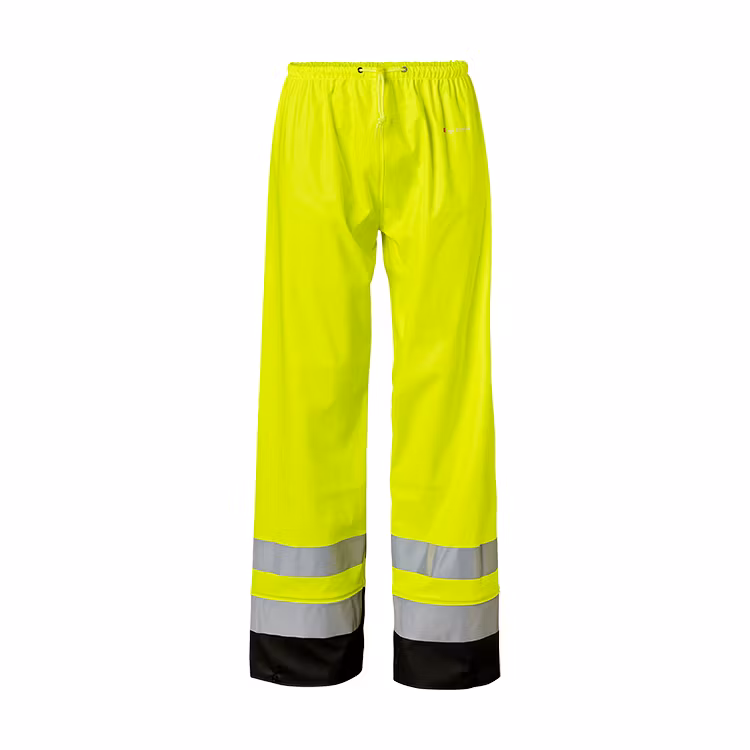 TOPSWEDE 182 Rain Trousers Hi-Vis Fluorescent yellow/black