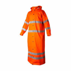 TOPSWEDE 9095 Rain Coat Hi-Vis Fluorescent orange