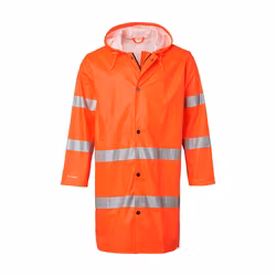 TOPSWEDE 9295 Rain Coat Hi-Vis Fluorescent orange