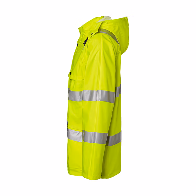 TOPSWEDE 9394 Rain Jacket Hi-Vis Fluorescent yellow