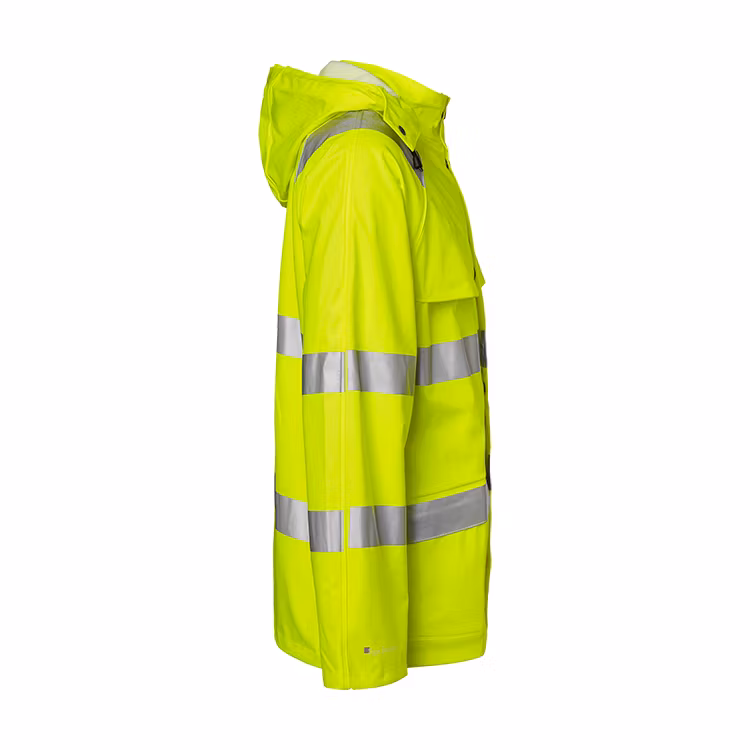 TOPSWEDE 9394 Rain Jacket Hi-Vis Fluorescent yellow